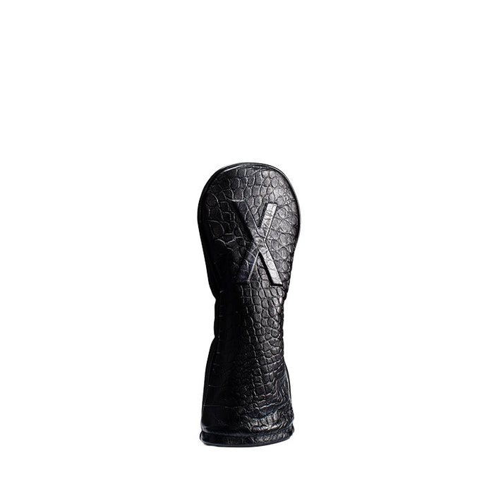 Vessel Lux Embossé X Fairway Wood Headcover - Croc Black