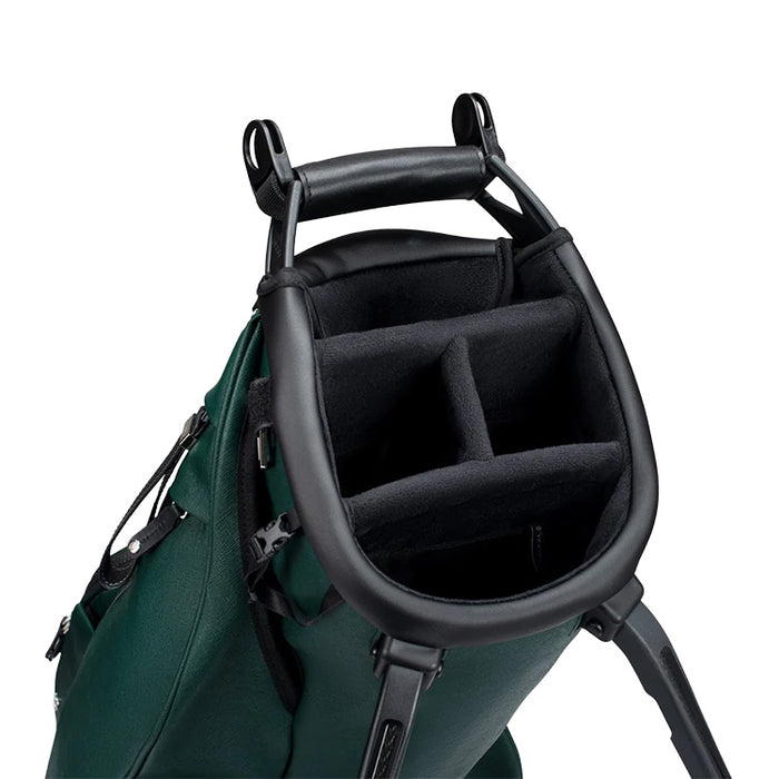 Vessel Lux Golf Stand Bag - Crosshatch Green Divider View 