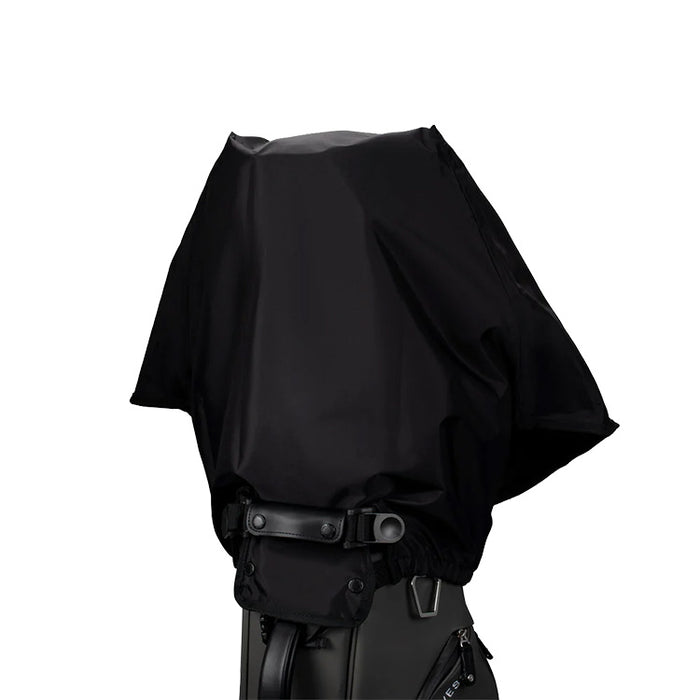 Vessel Tour Rain Hood by Seaforth for Stand Bags - Black Front View