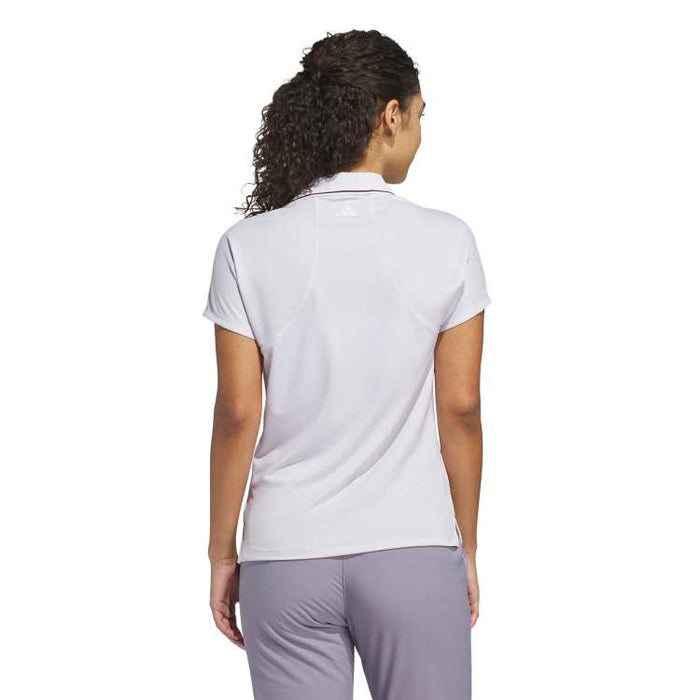 adidas Ultimate365 Climacool Golf Polo - Frozen Purple Back View