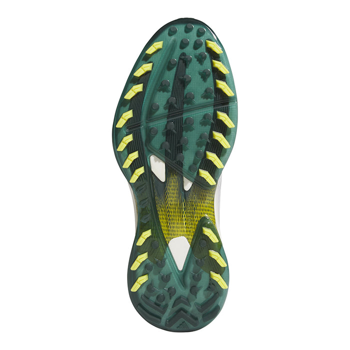 adidas Adizero ZG Spikeless Golf Shoes - White/Green