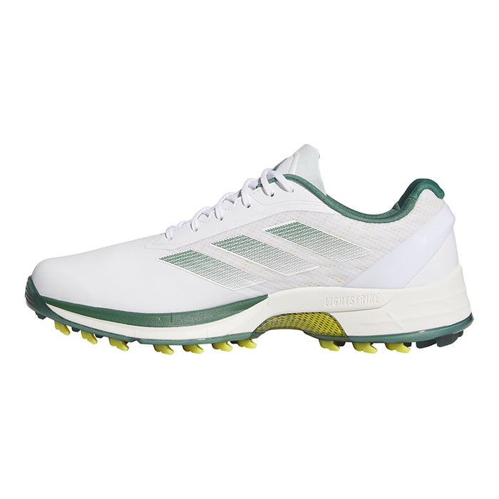 adidas Adizero ZG Spikeless Golf Shoes - White/Green