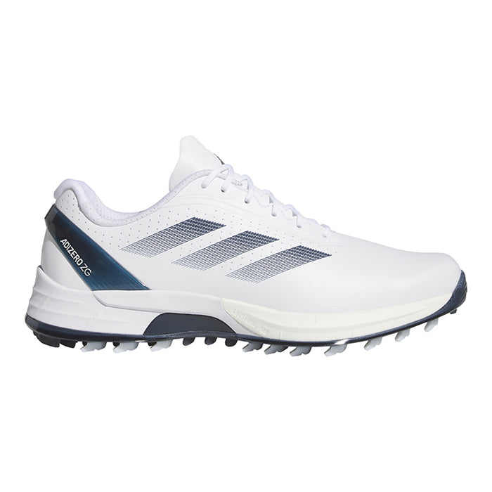adidas Adizero ZG Spikeless Golf Shoes - White/Navy