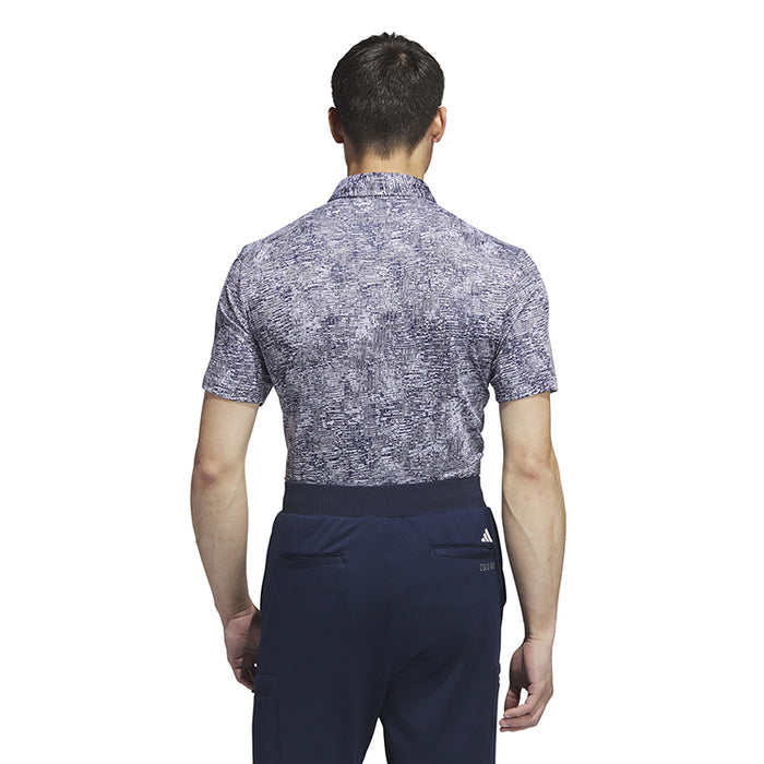 adidas Aerial Jacquard Golf Polo Shirt - Grey