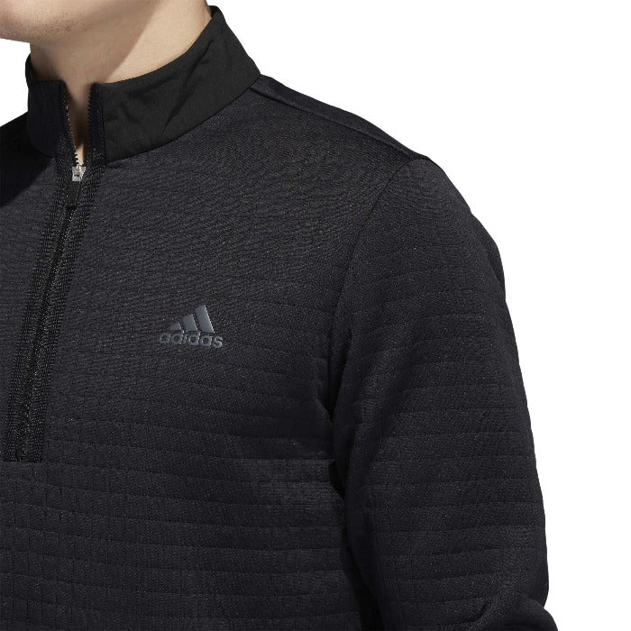 adidas DWR 1/4 Zip Golf Sweater - Black