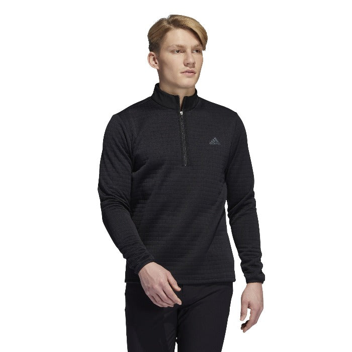 adidas DWR 1/4 Zip Golf Sweater - Black