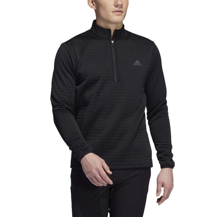 adidas DWR 1/4 Zip Golf Sweater - Black