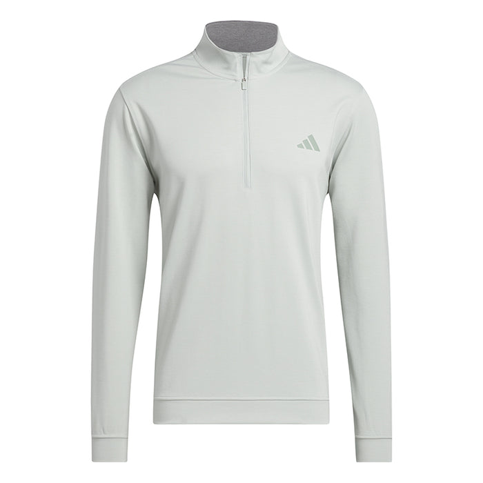 adidas Elevated 1/4 Zip LC Golf Pullover - Silver