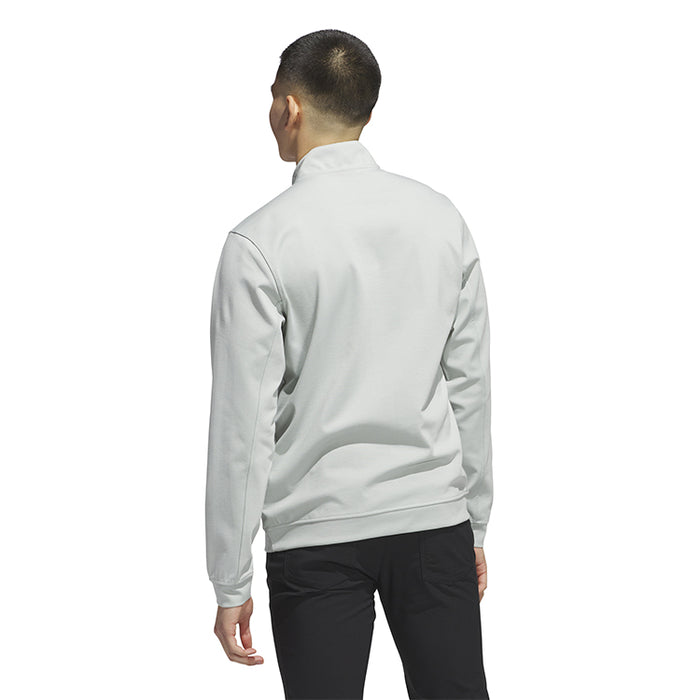 adidas Elevated 1/4 Zip LC Golf Pullover - Silver