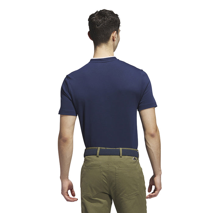 adidas Go-To Henley Golf Polo Shirt - Navy