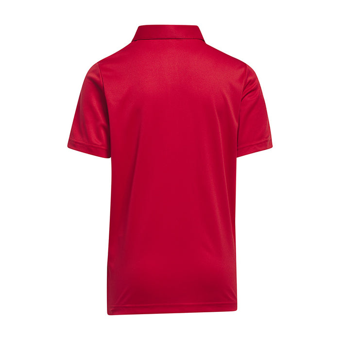 adidas Junior Performance Golf Polo Shirt - Red