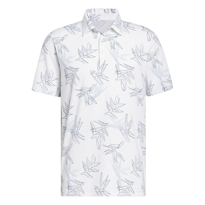 adidas Oasis Mesh Golf Polo Shirt - White