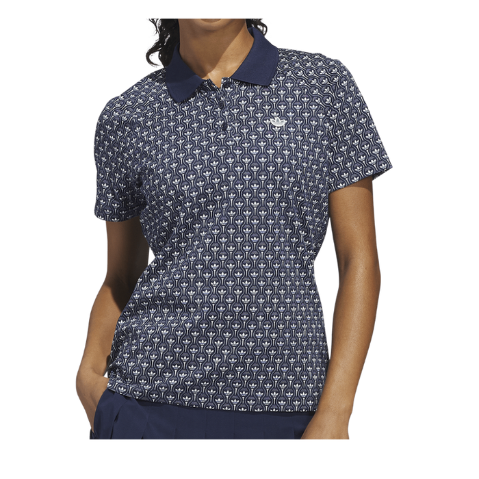 adidas Originals All Over Trefoil Ladies Golf Polo