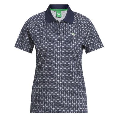 adidas Originals All Over Trefoil Ladies Golf Polo