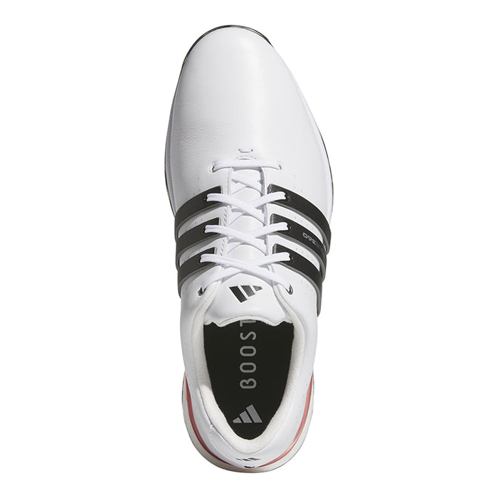 adidas Tour 360 25 Golf Shoes - White/Black/Red