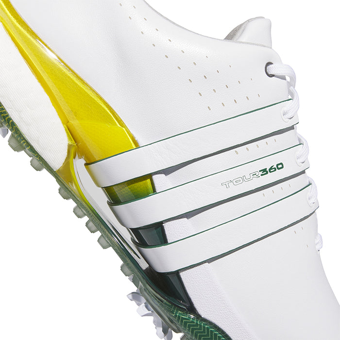 adidas Tour 360 25 golf Shoes - White/Green/Yellow