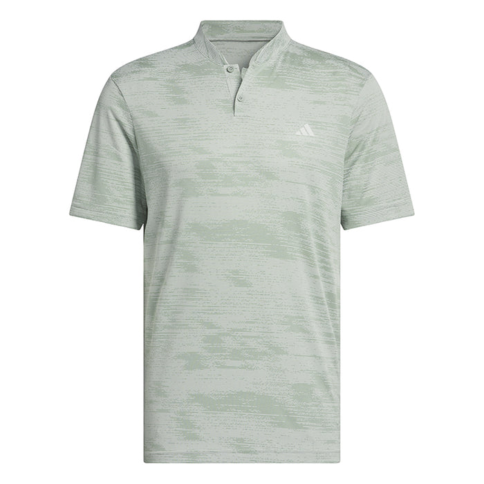 adidas Ultimate365 Sport Collar Golf Polo Shirt - Silver/Green