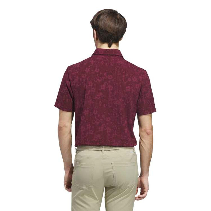 adidas Ultimate365+ Climacool Butterspun Mighty Blossom Print Golf Polo