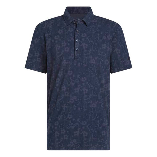 adidas Ultimate365+ Climacool Butterspun Mighty Blossom Print Golf Polo - Navy 