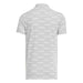 adidas Junior Jacquard Golf Polo - White Back View