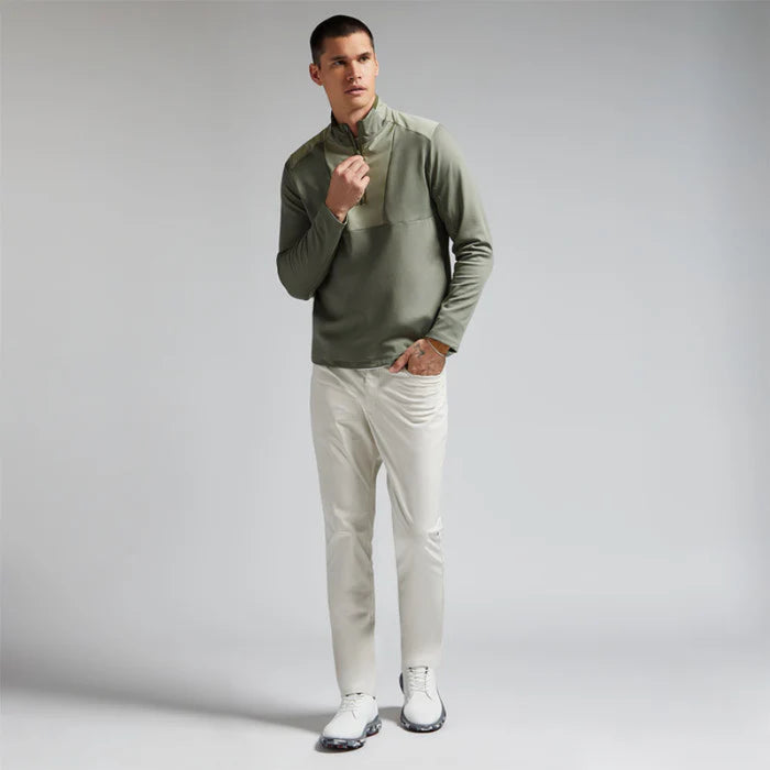 G/FORE Double Knit Brushed Back Scuba Quarter Zip Golf Pullover