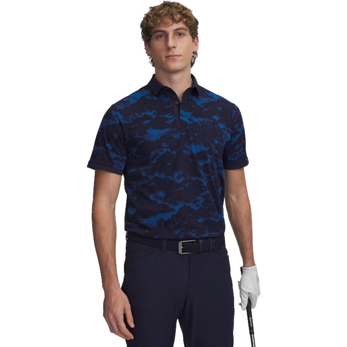 Under Armour ArmourDry Print Rib Golf Polo