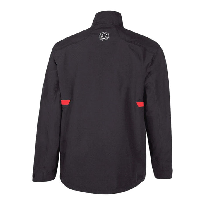 Galvin Green Ashford 1/2 Zip Waterproof Golf Jacket - Black/Red
