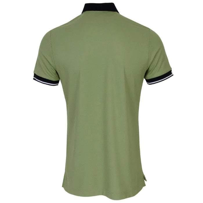 J Lindeberg Bay Slim Golf Polo Shirt - Oil Green