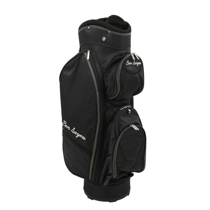 Ben Sayers M8 13-Piece Cart Bag Golf Package Set - Graphite/Steel - Left Handed