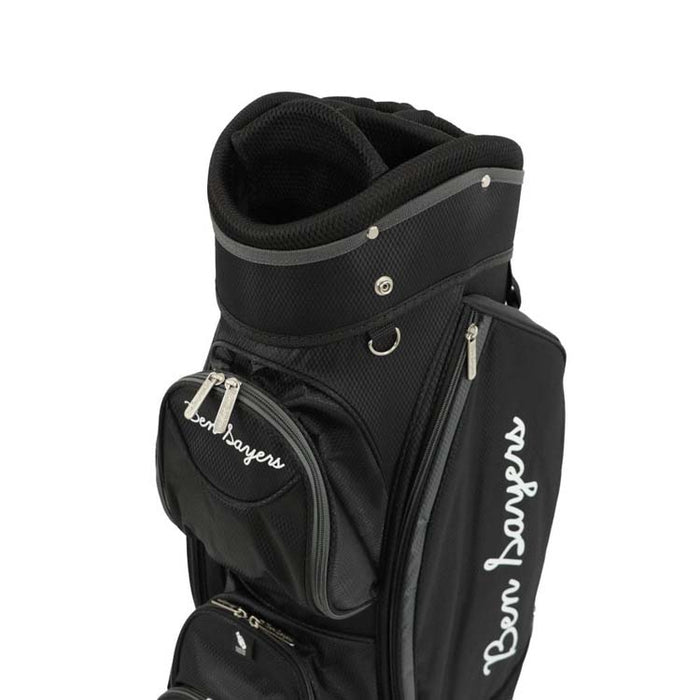 Ben Sayers M8 13-Piece Cart Bag Golf Package Set - Graphite/Steel - Left Handed