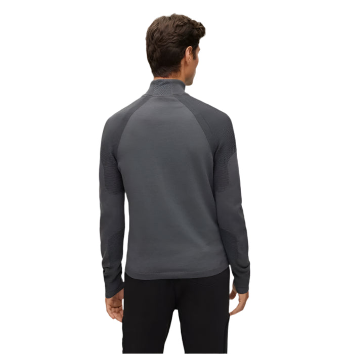 Hugo Boss Perform-X Quarter Zip Sweater - Grey