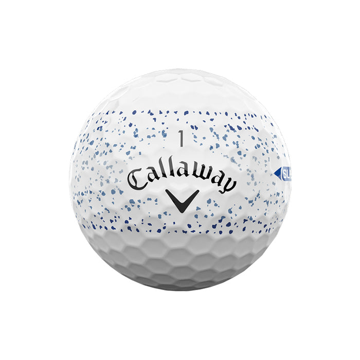 Callaway Supersoft 360 Splatter Golf Balls - Blue