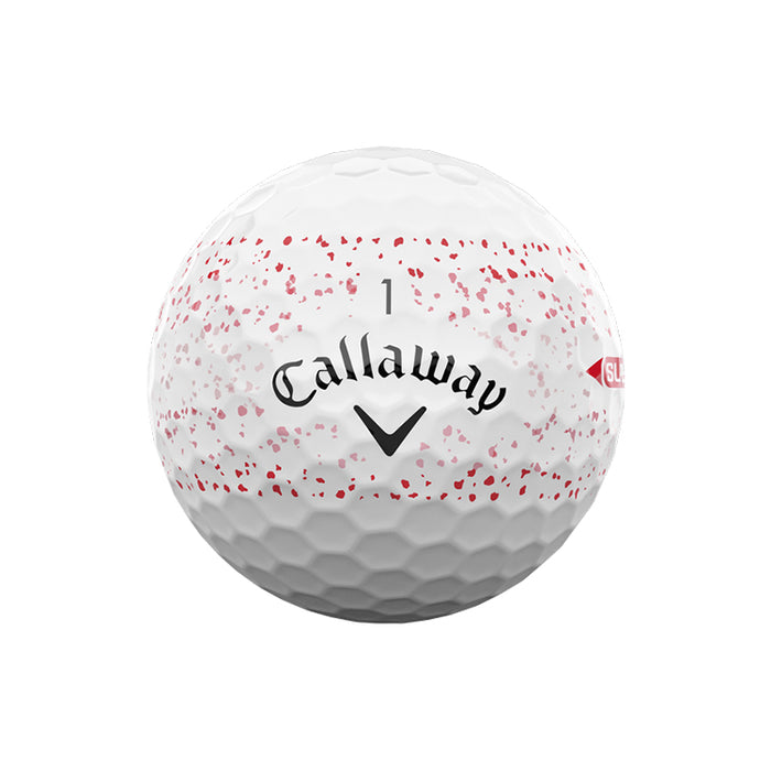 Callaway Supersoft 360 Splatter Golf Balls - Red