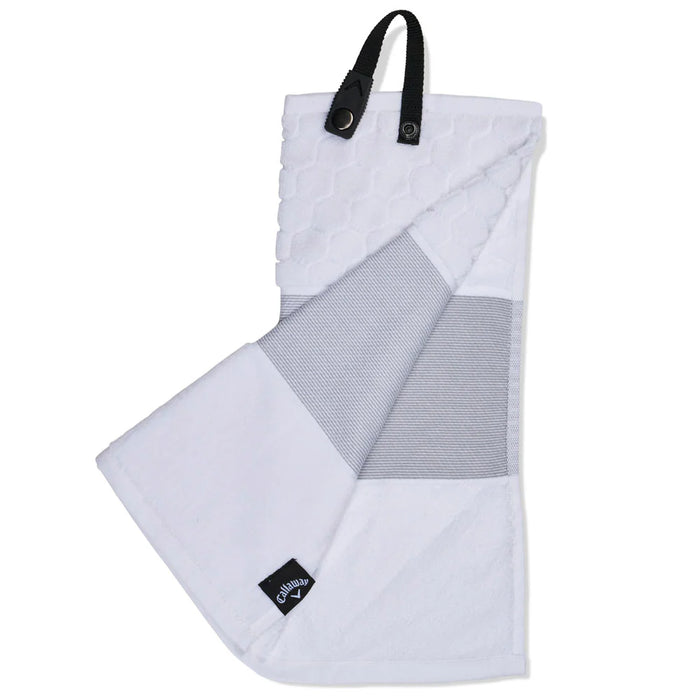 Callaway Tri-Fold Golf Towel - White