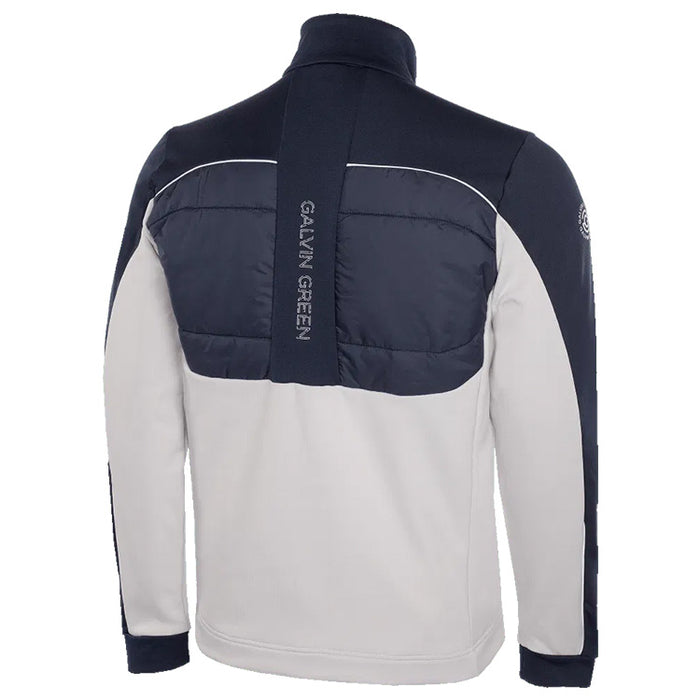 Galvin Green Douglas Insula Golf Sweater - Cool Grey/Navy