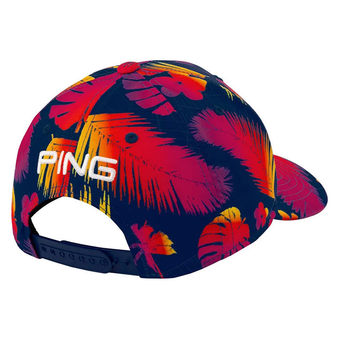 PING Electric Sunset Tour Golf Snapback - Navy