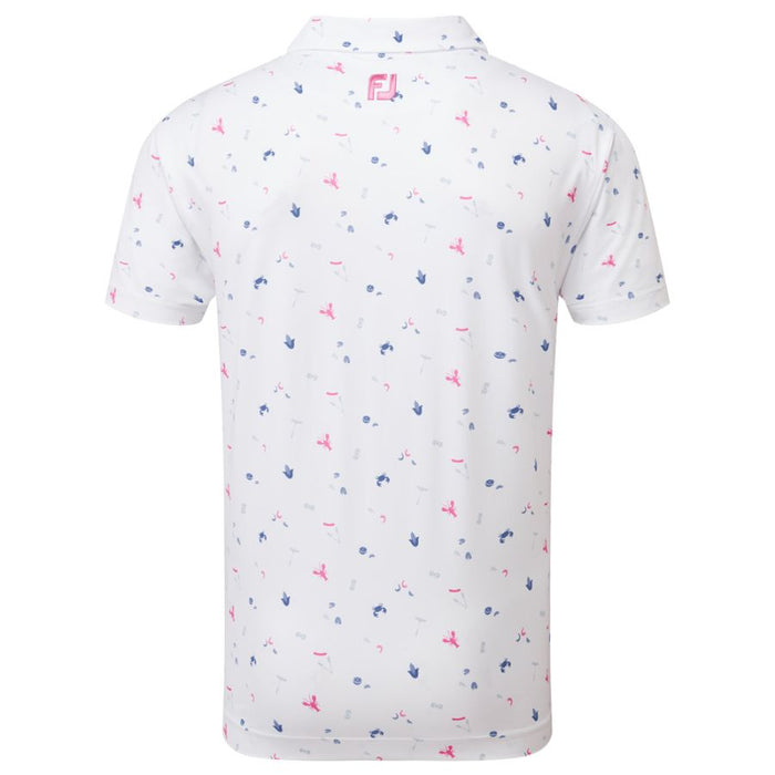 Footjoy Clam Bake Golf Polo Shirt - White