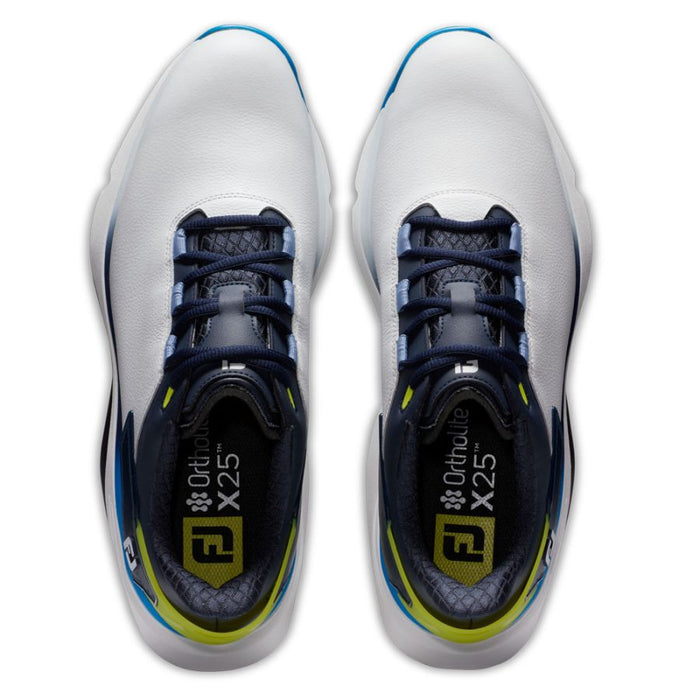 Footjoy Pro SLX Golf Shoes - White/Navy/Blue