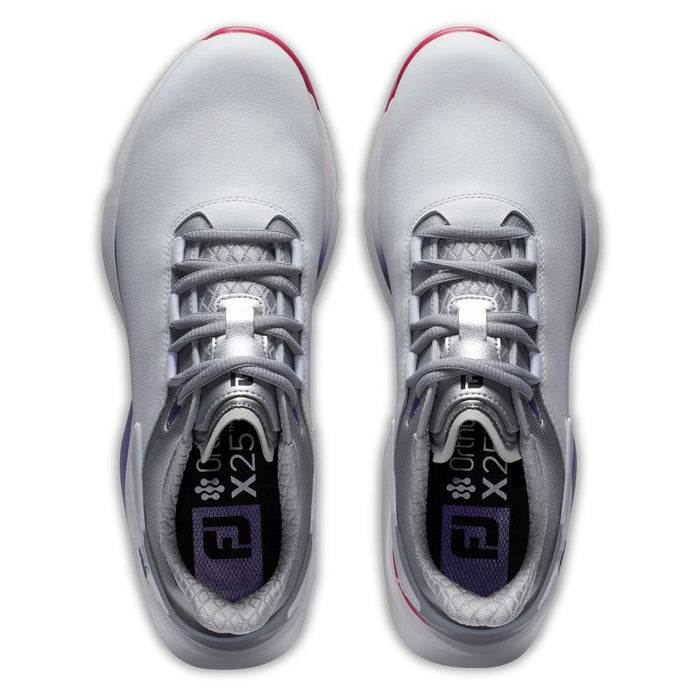 Footjoy Pro SLX Ladies Golf Shoes - White/Silver/Multi