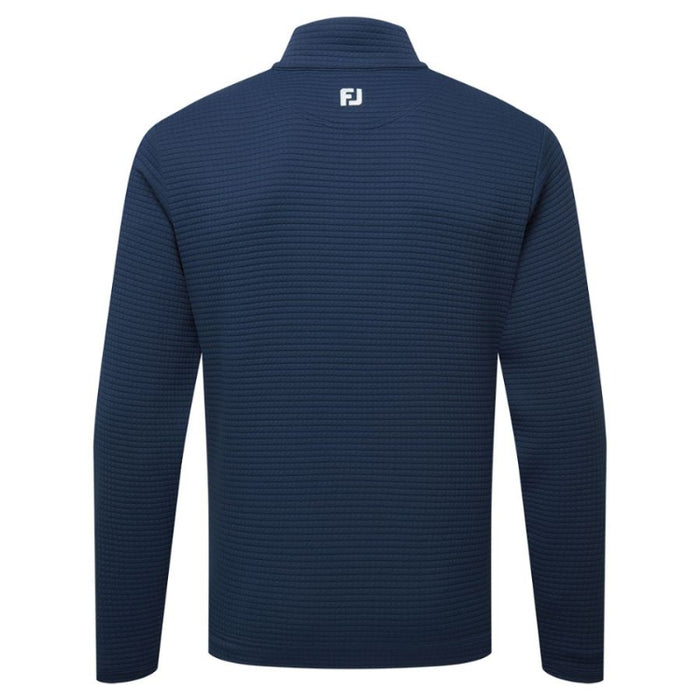 FootJoy Quilt Texture Chill-Out Golf Pullover - Navy
