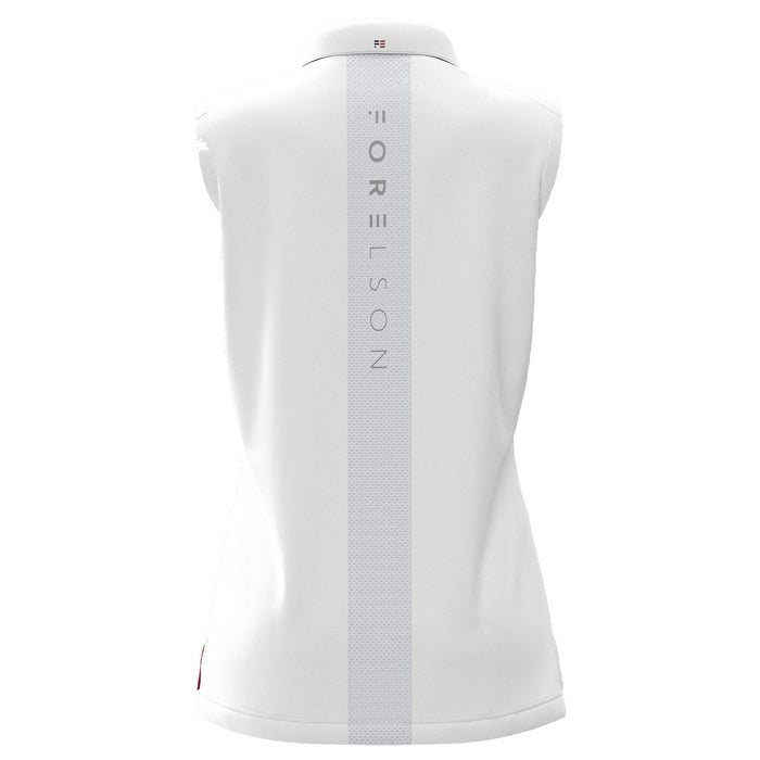 Forelson Stow Sleeveless Polo - White