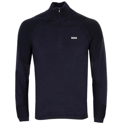 Hugo Boss Perform X 1/4 Zip Golf Pullover - Dark Blue
