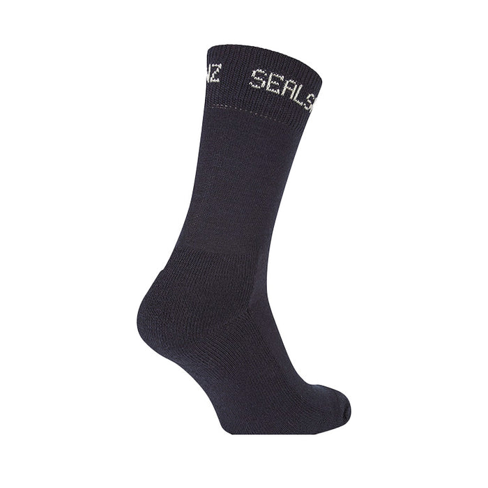 Sealskinz Suffield Solo Merino Liner Sock - Black
