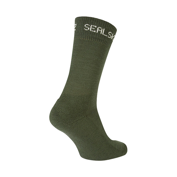 Sealskinz Suffield Solo Merino Liner Sock - Olive