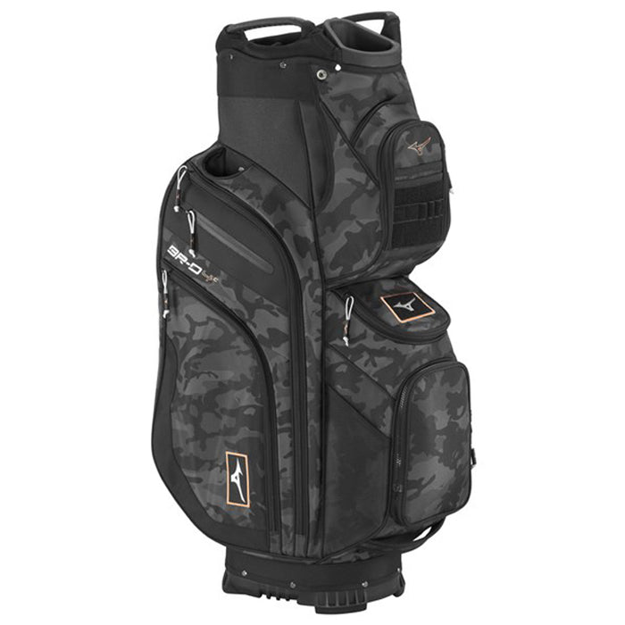 Mizuno BR-D4 Golf Cart Bag - Black Camo/Copper
