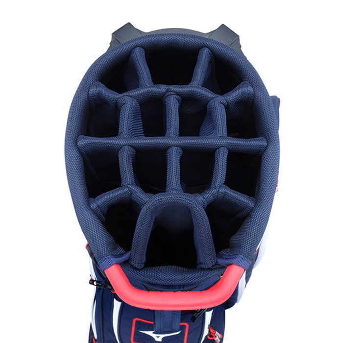 Mizuno BR-DX Hybrid Golf Stand Bag - Navy/Red