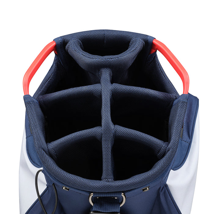 Mizuno Lightweight Golf Cart Bag - Navy/White/Red