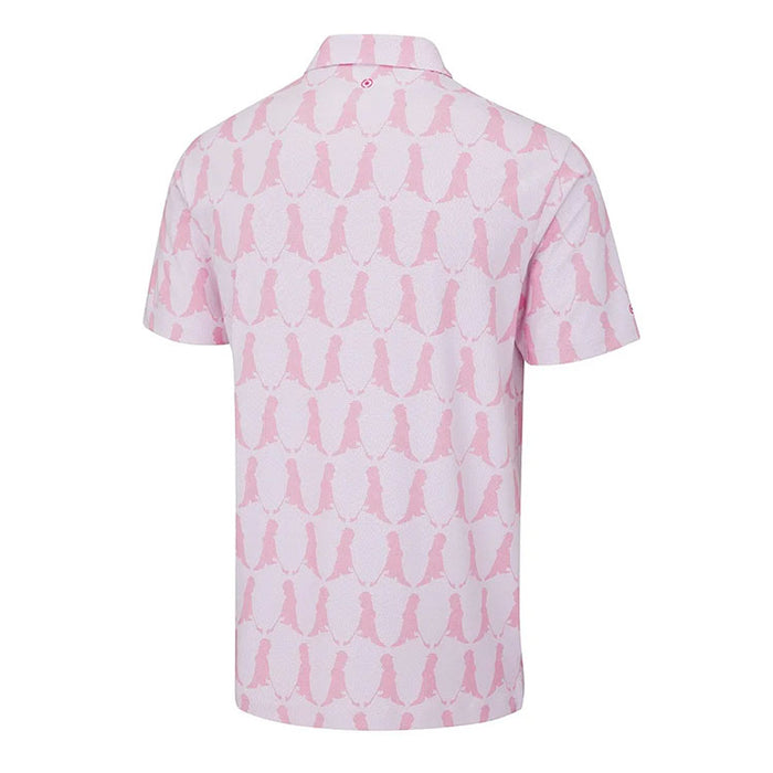Ping Mr Ping Printed Golf Polo Shirt - Wild Rose