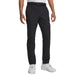 Black Under armour golf trousers viewed from the front