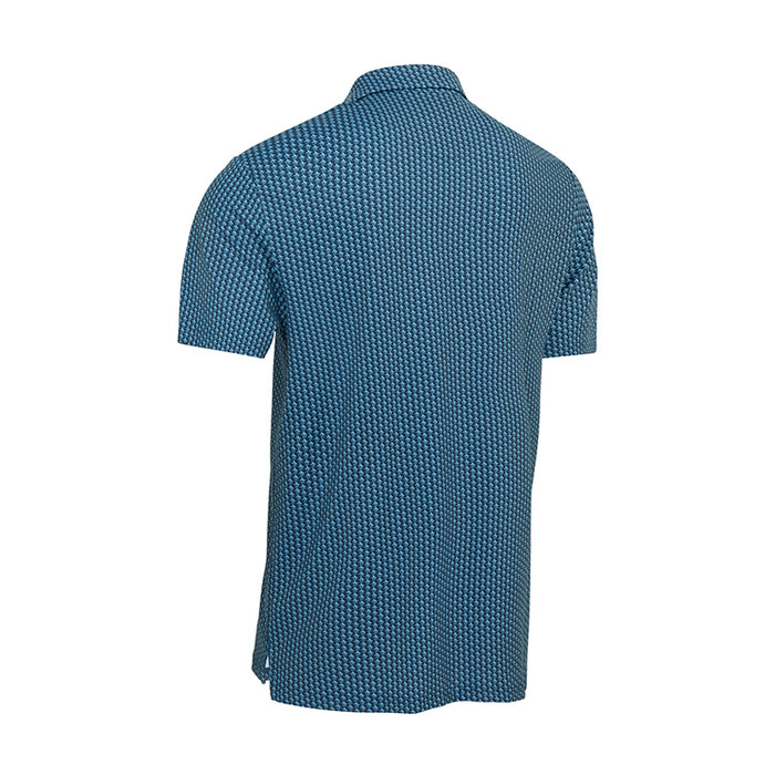 Penguin All Over Pete Golf Polo Shirt - Black Iris